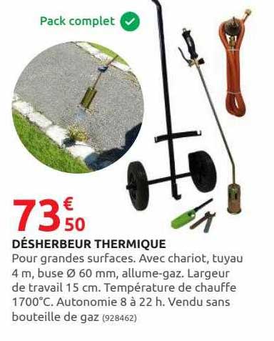 désherbeur thermique pour grandes surface