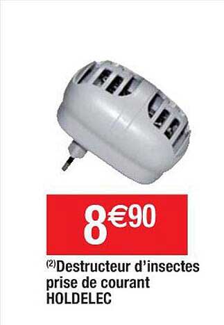 destructeur d'insectes prise de courant holdelec