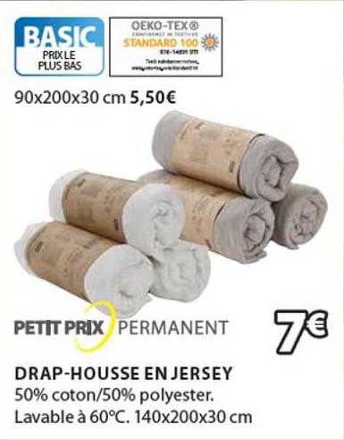 drap-housse en jersey