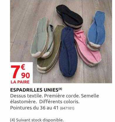 espadrilles unies
