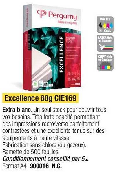 Excellence 80g Cie169