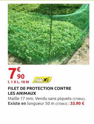 filet de' protection contre les animaux macxi