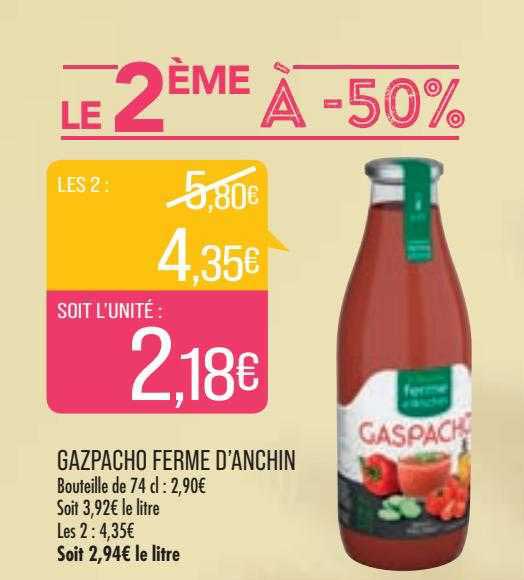 gazpacho ferme d'anchin