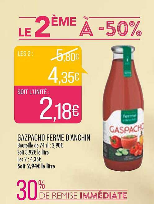 Gazpacho Ferme D'anchin