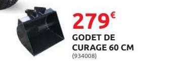 godet de curage 60 cm