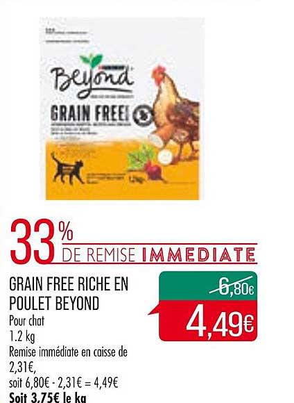 grain free riche en poulet beyond