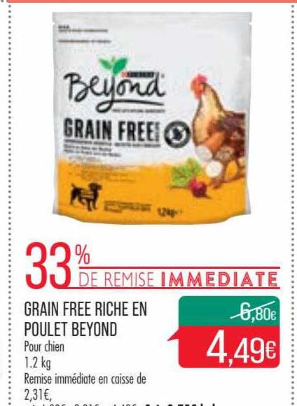 grain free riche en poulet beyond