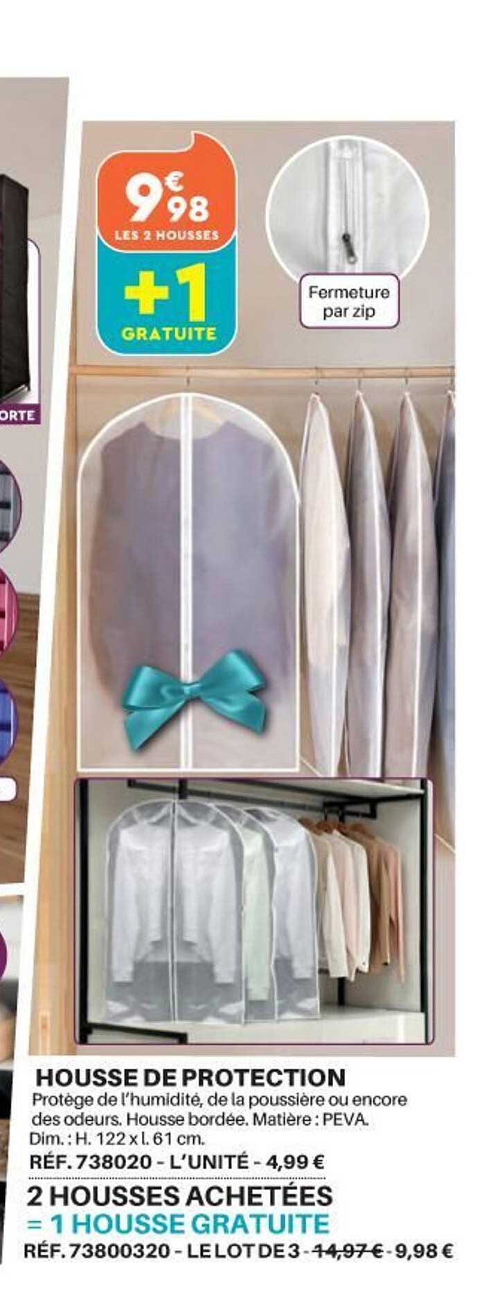 housse de proteccion 2 housse achetées = 1 housse gratuite