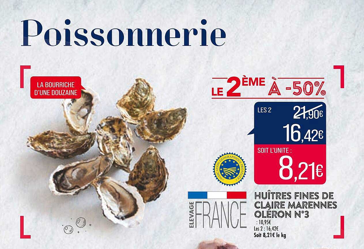 huîtres fines de claire marennes oléron n°3