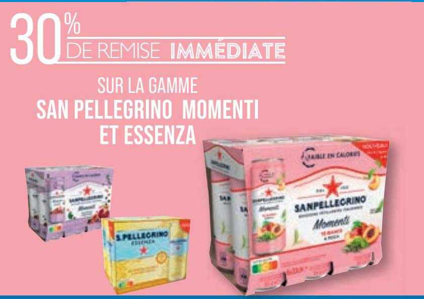 la gamme san pellegrino momenti et essenza