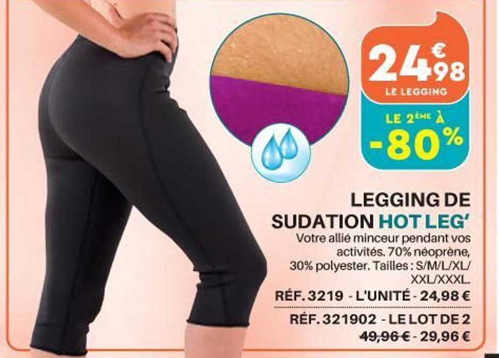 legging de sudation hot leg'