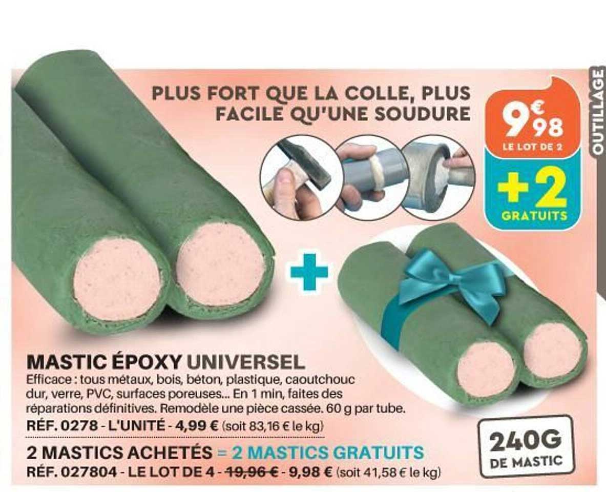 mastic époxy universel
