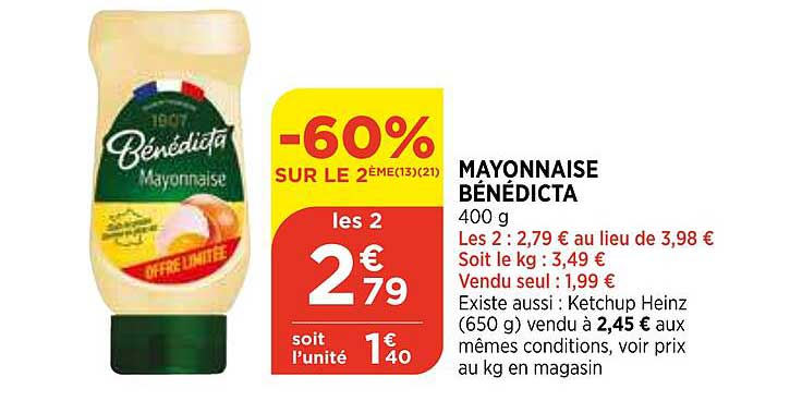 Mayonnaise Bénédicta