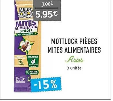 mottlock pièges mites alimentaires aries