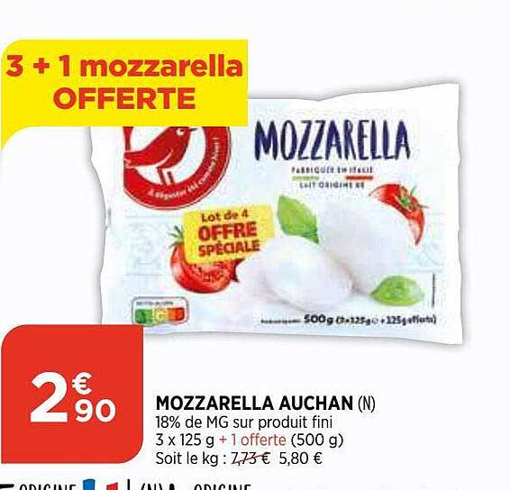 Mozzarella Auchan