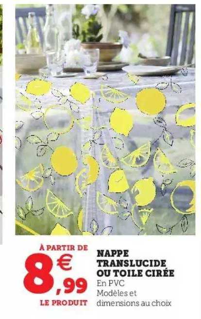 Nappe Translucide Ou Toile Cirée