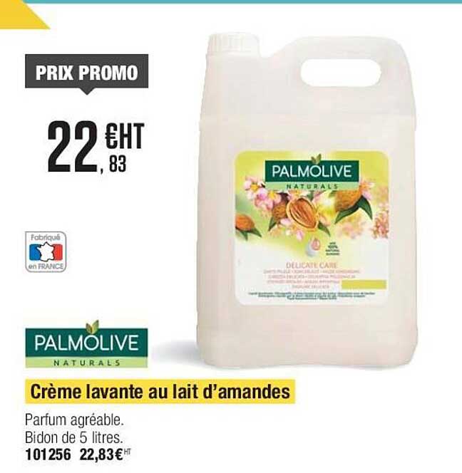 palmolive crème lavante au lait d'amandes