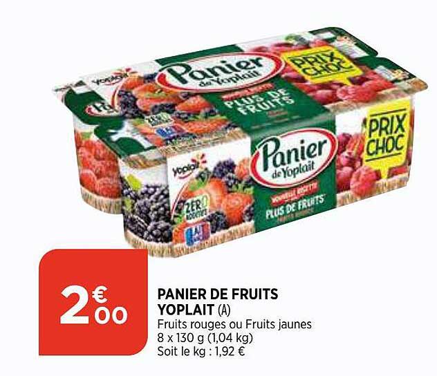 Panier De Fruits Yoplait