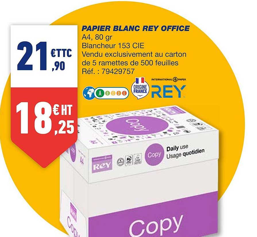 papier blanc rey office