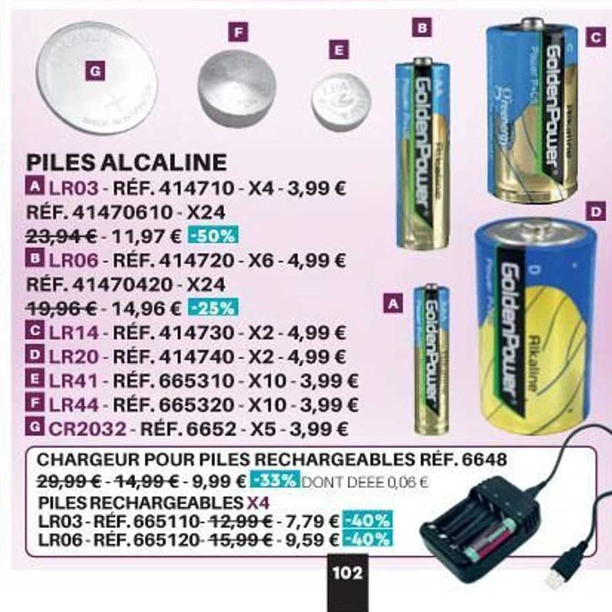piles alcaline