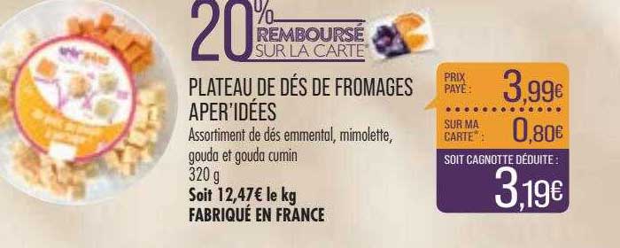 Plateau De Dés De Fromages Aper'idées