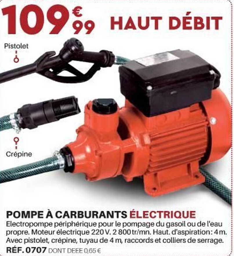 pompe à carburants électrique
