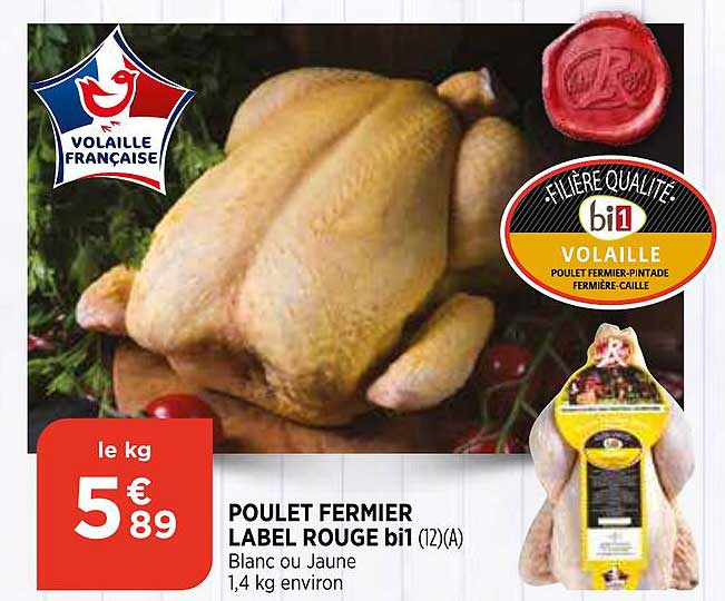 Poulet Fermier Label Rouge Bi1