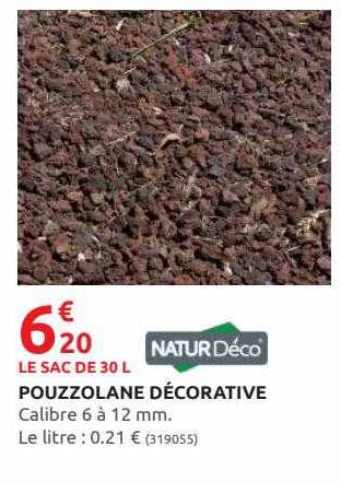Pouzzolane Décorative Natur Déco