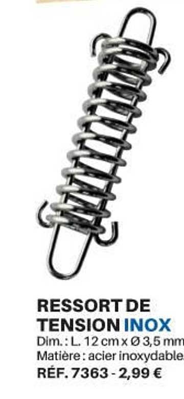 ressort de tension inox