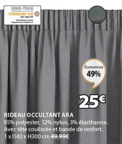 rideau occultant ara