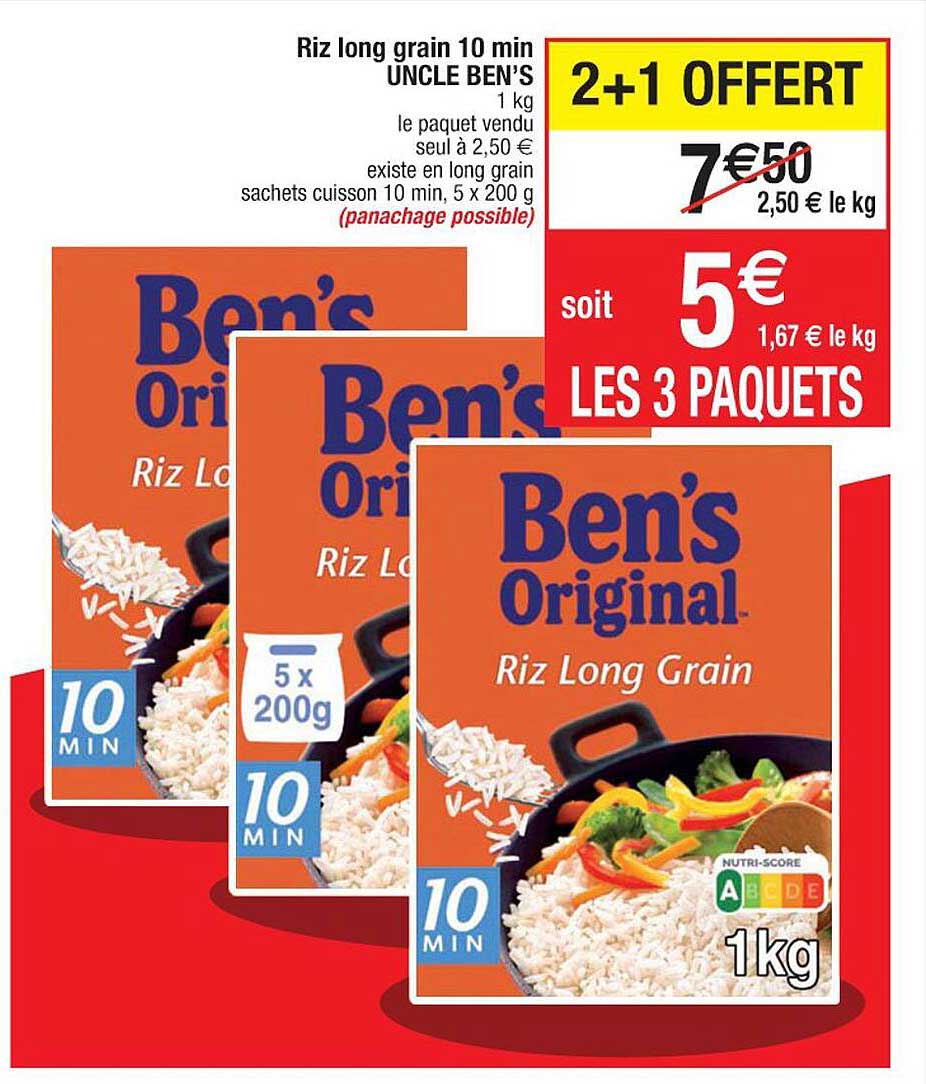 riz long grain 10 min uncle ben's