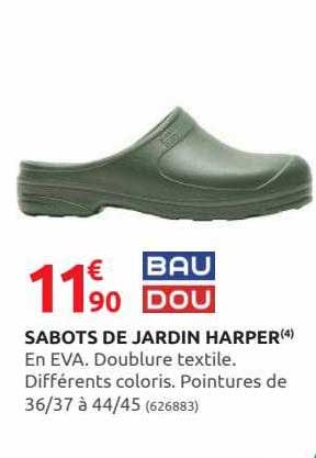 Sabots De Jardin Harper Bau Dou