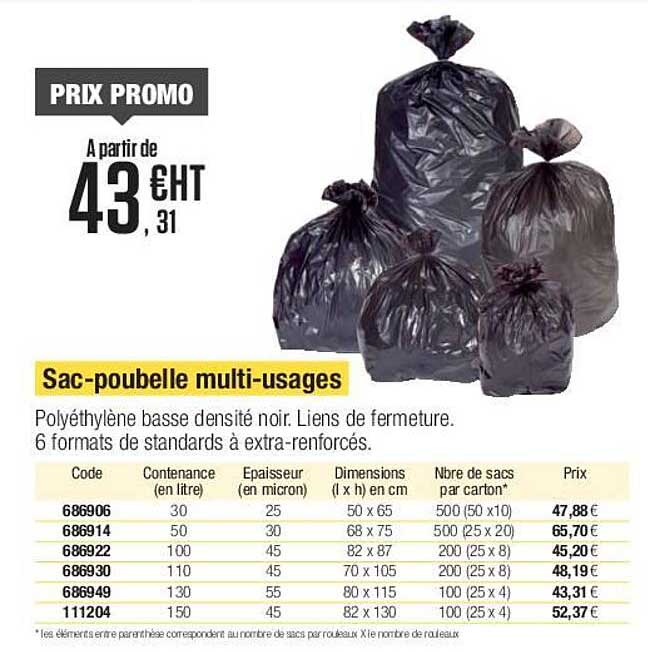 sac-poubelle multi-usages