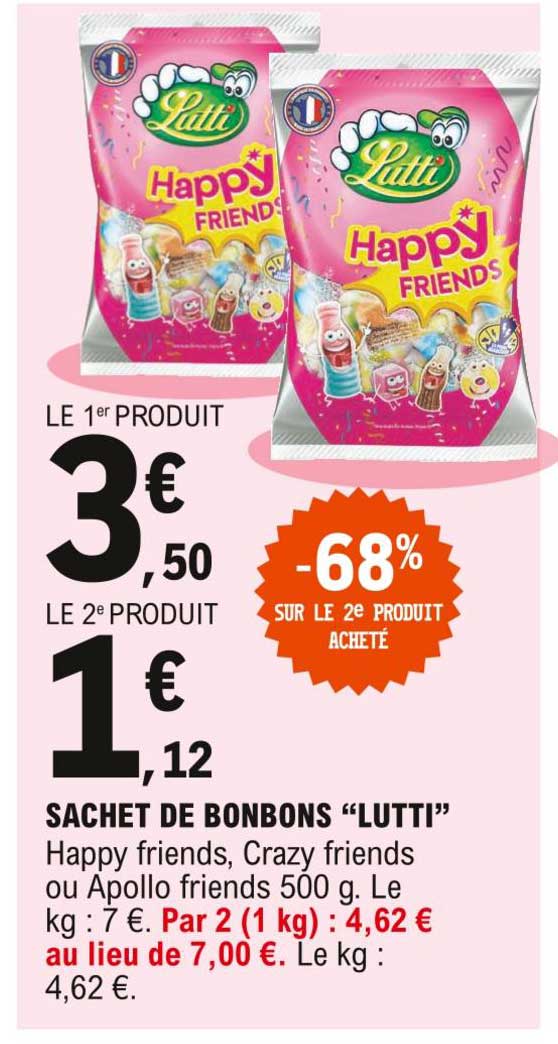 Sachet De Bonbons "lutti"