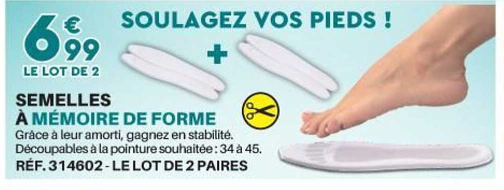 Semelles à Mémoire De Forme