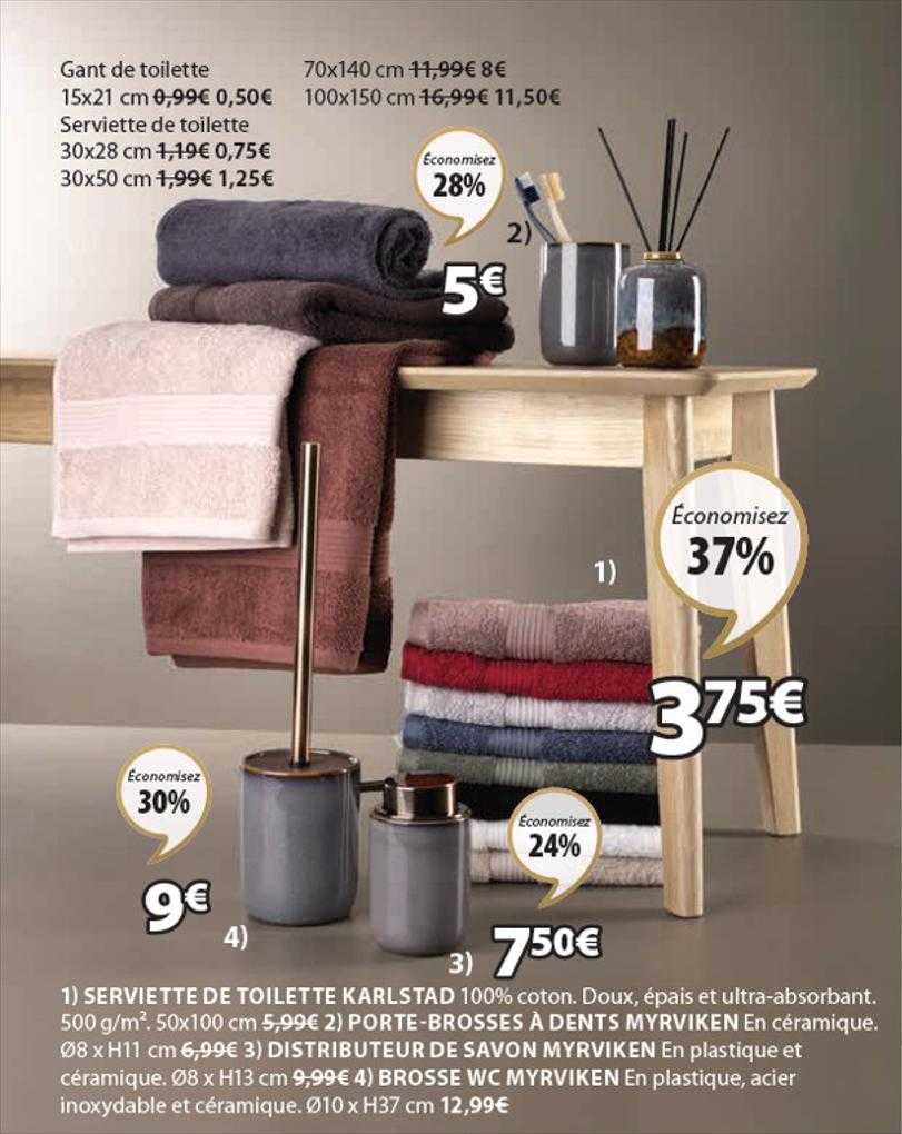 serviette de toilette karlstad, porte-brosses à dents myrviken, distributeur de savon myrvicken, brosse wc myrviken