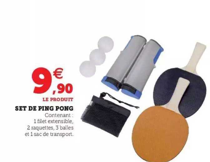set de ping pong