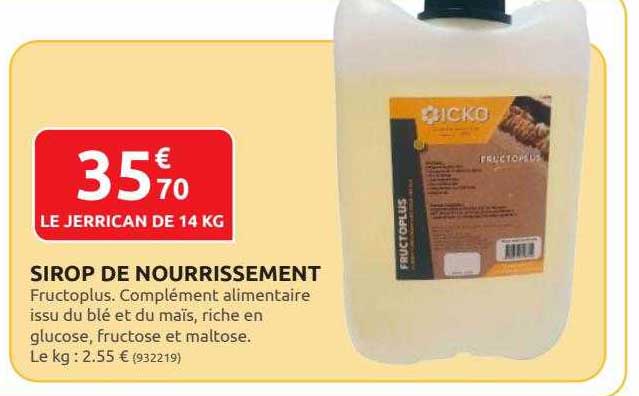 sirop de nourrissement