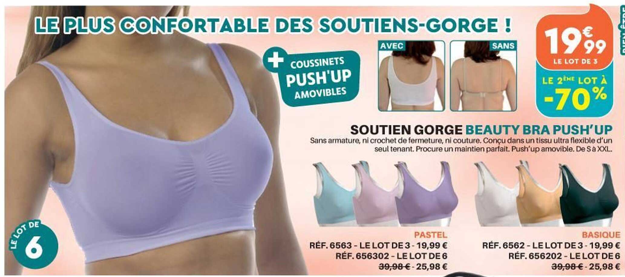 soutien gorge beauty bra push'up