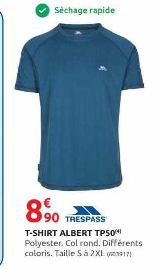 t-shirt albert tp50 trespass