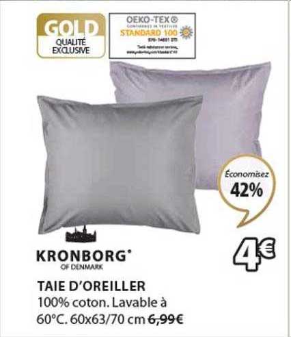 taie d'oreiller kronborg