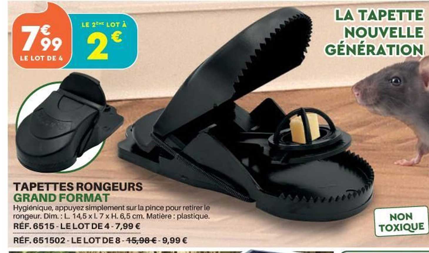 tapettes rongeurs grand format