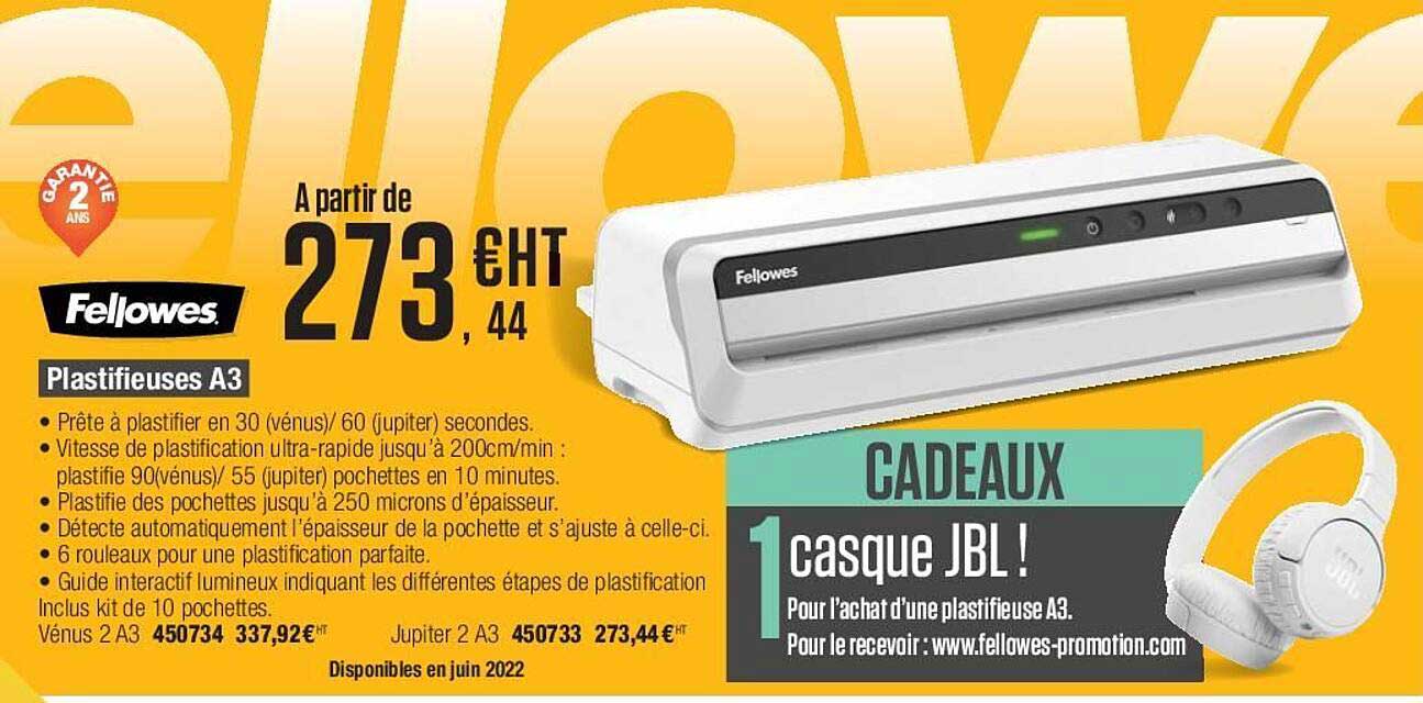 vellowes plastifieuses a3