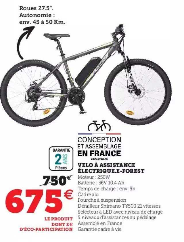 vélo à assistance électrique.e-forest