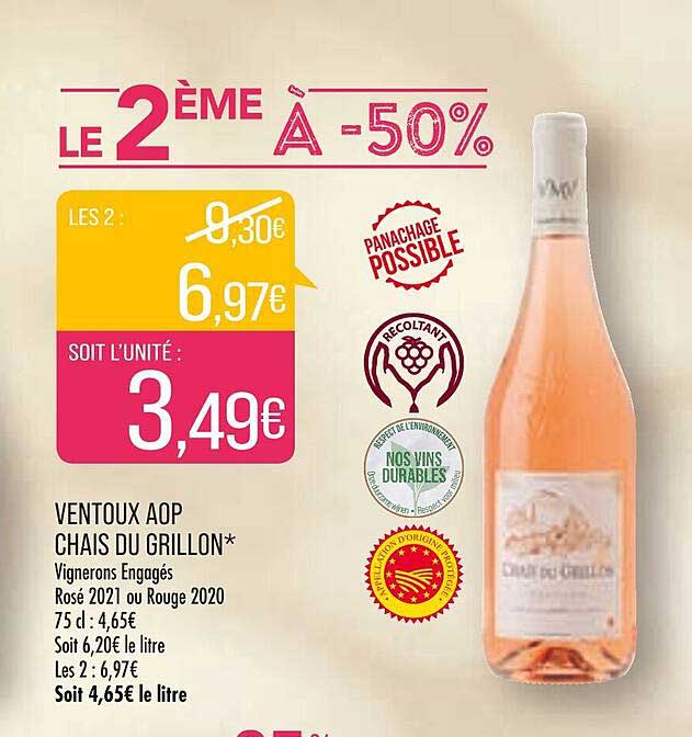 ventoux aop chais du grillon