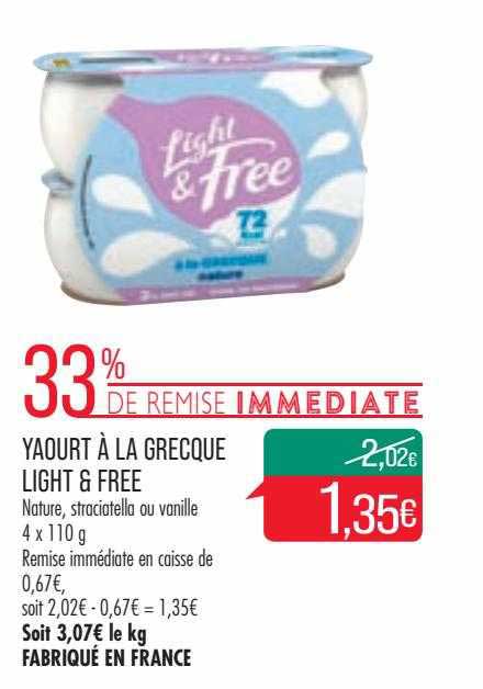 Yaourt à La Grecque Light & Free