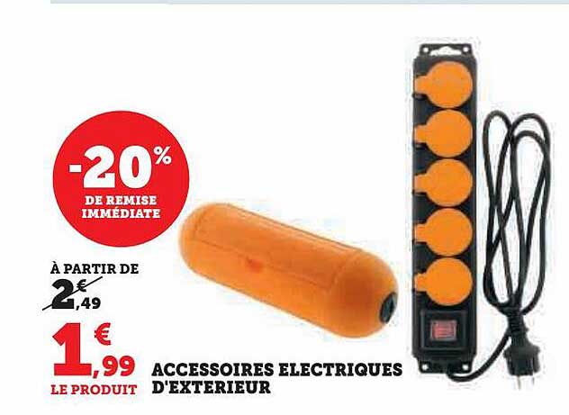 accessoires électrique d'extérieur