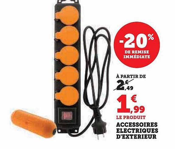 accessoires électrique d'extérieur