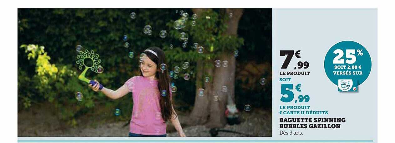 baguette spinning bubbles gazillon