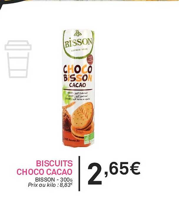 Biscuits Choco Cacao Bisson